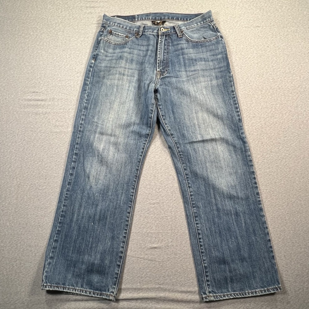 Lucky Brand Mens Jeans Straight Size 34 Short Inseam Denim Jeans